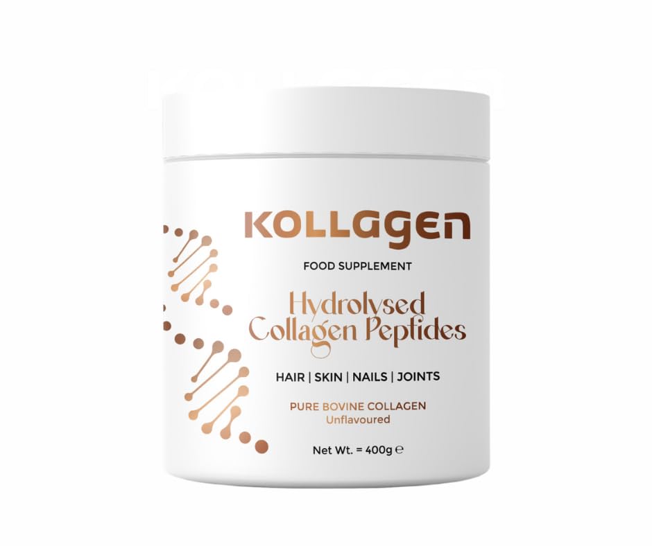 100% Pure Collagen Peptides Powder 400g Kollagen: Hydrolysed Bovine Collagen Peptides (Type 1) My StoreAu supplements