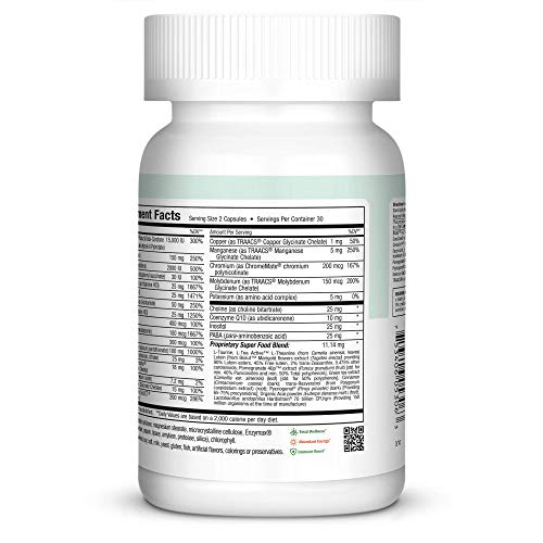 Maxi Health Multivitamin for Women & Men – Vitamin and Mineral Supplements for Energy and Wellness Support – Kosher Vitamins and Minerals Supplement – 60 Multivitamin Capsules Maxi HealthAu supplements