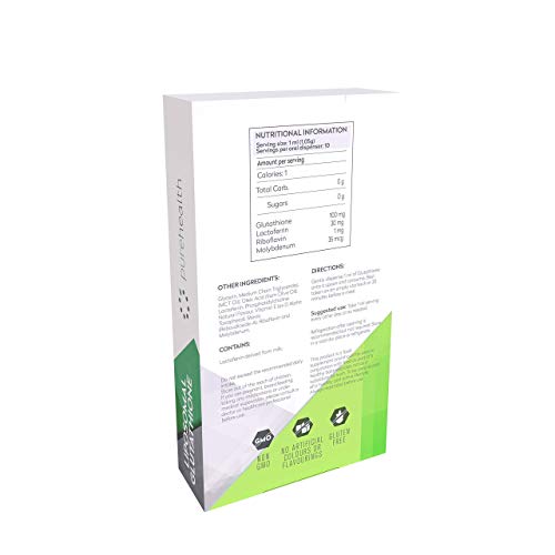 The Most Bioavailable Liposomal Glutathione on The Market Unique Patented Formula Pure HealthUS supplements