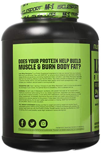 Musclesport Lean Whey Revolution™ Protein Powder - Whey Protein Isolate MusclesportUS supplements