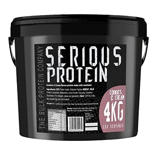 The Bulk Protein Company – SERIOUS PROTEIN – Protein Powder – 4kg – Low Carb The Bulk Protein CompanyAu supplements