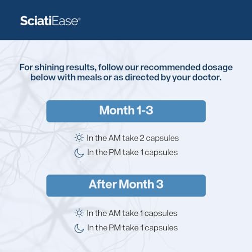 SciatiEase Sciatic Nerve Health Support - Sciatic Nerve Supplement with Pea, Vitamin B SciatiEaseUS supplements