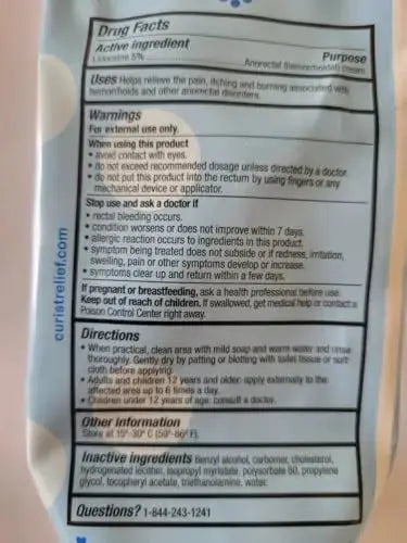 Curist 5% Lidocaine Cream Maximum OTC Strength Topical Pain Relief OTC - 12 oz (Pack of 2) XL Tube 5 Percent Lidocaine Numbing Cream to Numb Effectively (2 Pack - 6 oz Tube) CuristAu supplements