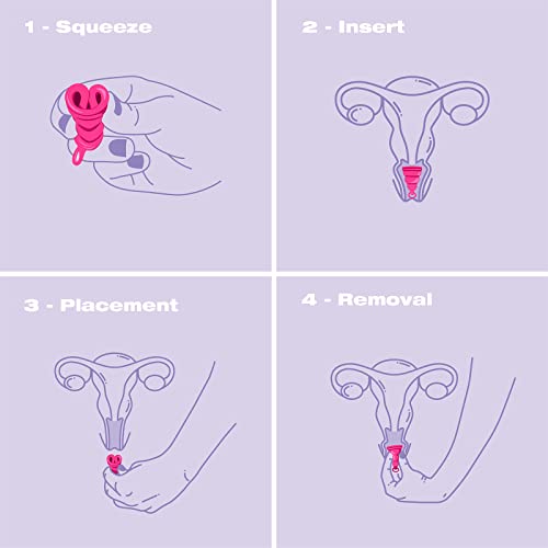 Intimina Lily Cup One - Collapsible Disposable Menstrual Cups for Beginners, Small Menstrual Cup INTIMINAAu supplements