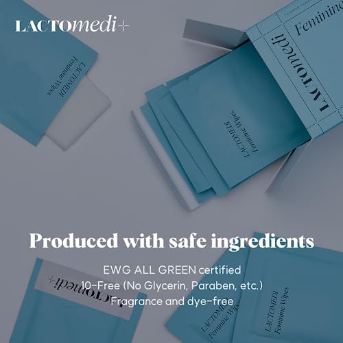 LACTOMEDI Feminine Wipes | Unscented Feminine Wipes | Individually Wrapped | pH-Balanced Feminine LACTOMEDIAu supplements