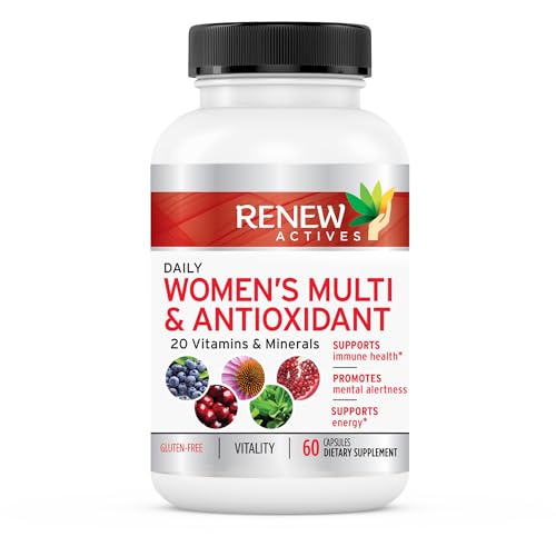 Renew Actives Women's Multi-Vitamin & Antioxidant: Daily Health Supplement for Woman Renew ActivesUS supplements
