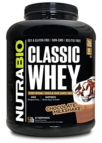 NutraBio Classic Whey Protein Powder- Full-Spectrum Amino Acid Profile - No Fillers NutraBioUS supplements