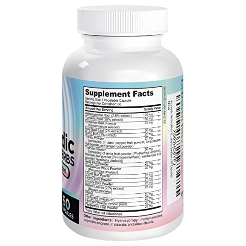 Ayurvedic Herbs (All-in-1) Supplement 2-Month Supply - Ayurveda Mind, Body & Spirit Herb Elevate Recovery SupplementsAu supplements