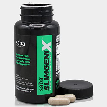 Saba SlimGenix -Energy, Weight Management, Appetite Control, Focus, Fat Burner SabaUS supplements