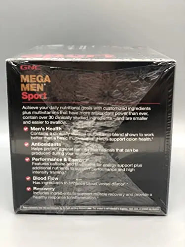 Mega Men Sport Vitapak Program, Convenient Complete Nutrition, 4 Products in 1 Packet, Athletic Performance, Energy, Recovery GNCAu supplements