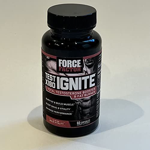 FORCE FACTOR Test X180 Ignite Testosterone Booster for Men, Testosterone Support Force FactorAu supplements