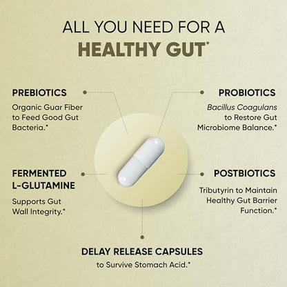 Sandhu's Gut Health - Prebiotic, Probiotic, Postbiotic & L-Glutamine – Digestive Health Sandhu'sUS supplements