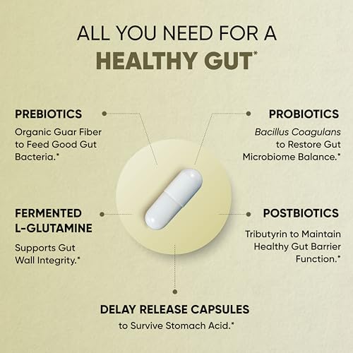 Sandhu's Gut Health - Prebiotic, Probiotic, Postbiotic & L-Glutamine – Digestive Health Sandhu'sUS supplements