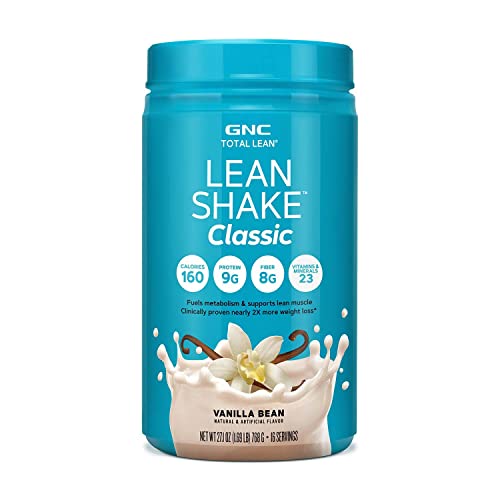 GNC Total Lean | Lean Shake Classic | Fuels Metabolism & Supports Lean Muscle | Vanilla Bean GNCAu supplements