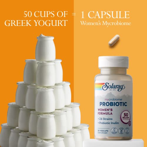 SOLARAY Mycrobiome Probiotic Women’s Formula, 24 Strains Plus Prebiotic Inulin SOLARAYAu supplements