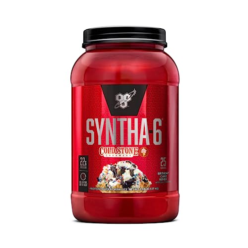 BSN Syntha-6 Whey Protein Powder, Cold Stone Creamery- Birthday Cake Remix Flavor BSNUS supplements