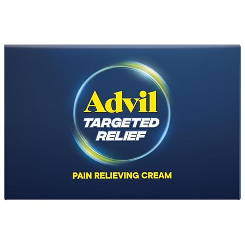 Advil Targeted Relief Pain Relieving Cream with Massage Applicator, Up to 8 Hours of Powerful Relief of Minor Arthritis Pain, Joint Pain, Lower Back Pain and Muscle Pain, 2.5 oz AdvilAu supplements