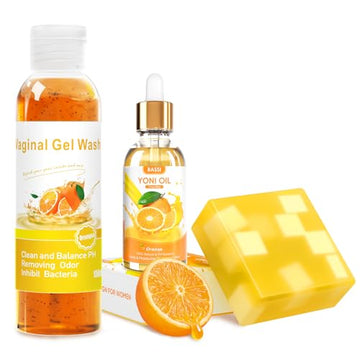 Yoni Soap & Yoni Oil & Feminine Wash Set for Women, Yoni Wash for Vaginal Ph Balance Remove BASSIAu supplements