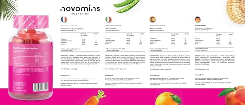 Novomins Collagen Gummies - Marine Collagen Gummies - Superior Type 1 Hydrolysed Collagen novominsUS supplements