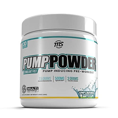 Man Sports Pump Powder. Stimulant Free Neutral Flavored Pre Workout Drink MAN Metabolic Augmenting NutritionUS supplements