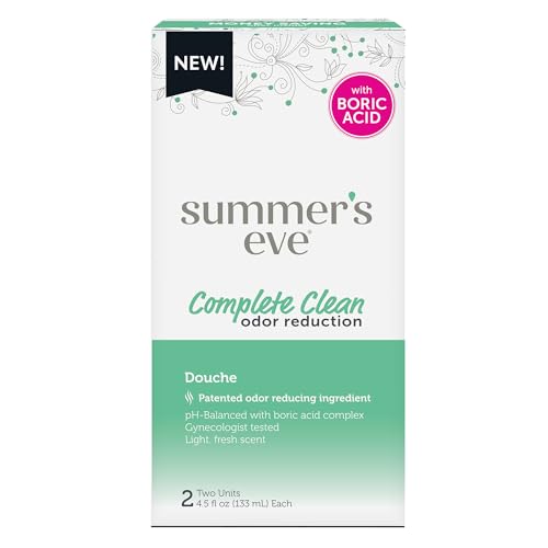 Summer's Eve Feminine Douche, Complete Clean Odor Reduction with Boric Acid Complex, 2 Units Summer's EveAu supplements