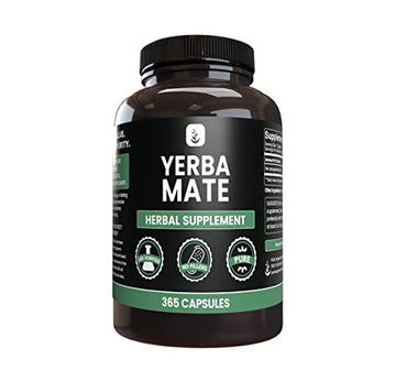 PURE ORIGINAL INGREDIENTS Yerba Mate (365 Capsules), No Magnesium Or Rice Fillers PURE ORIGINAL INGREDIENTSAu supplements