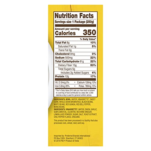 TASTY BITE Mexican Protein Bowl, 8.8 Ounce, Pack of 6, Ready to Eat, Microwaveable TASTY BITEUS supplements