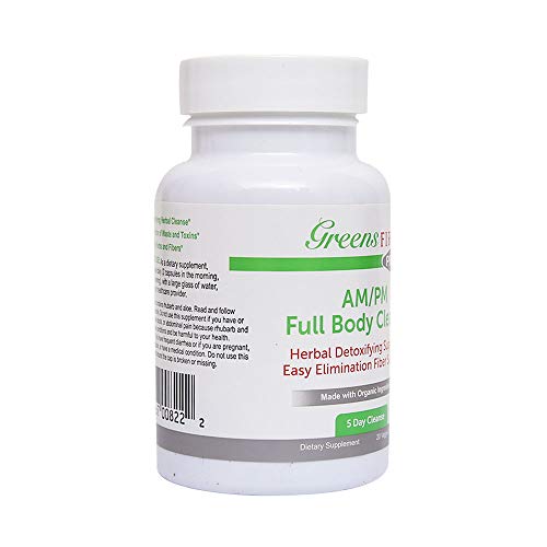 Greens First Full Body AM/PM Cleanse, 20 Veggie Capsules – Supplement for Natural Detox Greens FirstAu supplements