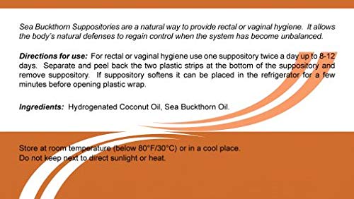 Suppositories with Sea-Buckthorn Oil (10 pcs) Sudopo plkAu supplements