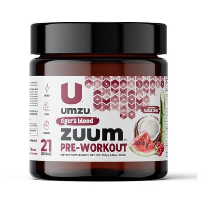UMZU Zuum Pre-Workout - Energy, Pump & Endurance - with B-Vitamin Complex UMZUUS supplements
