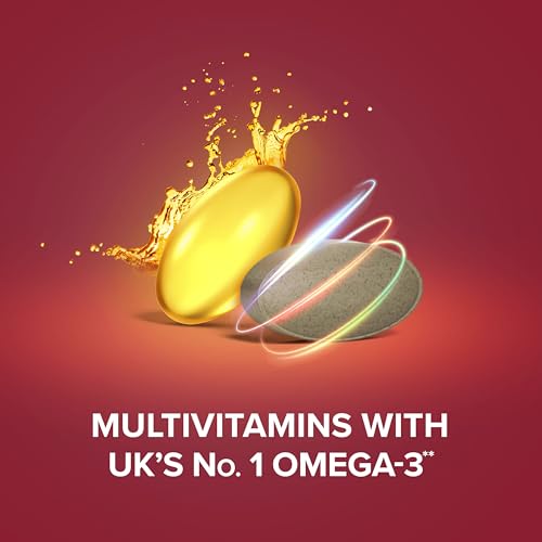 Seven Seas Omega-3 & Multivitamins Man, With B Vitamins and Magnesium, 30-Day Duo Seven SeasUS supplements