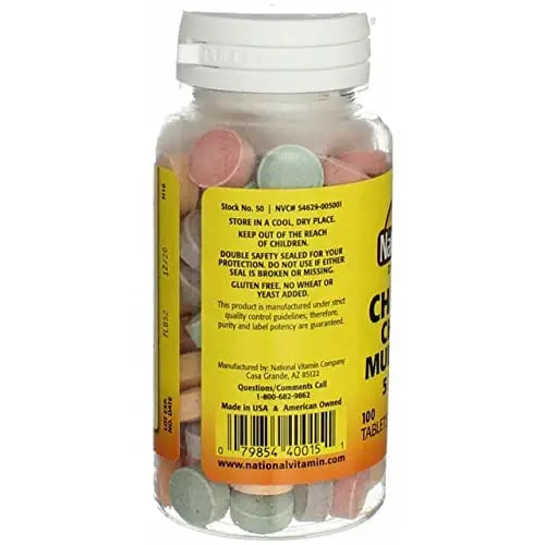 NAT B CHILDRENS CHEWABLE 100 Nature's BlendAu supplements