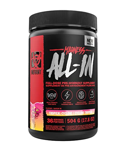 Mutant | Madness and Madness All-in | Double Pre-Workout Bundle | Fruit Punch and Melon MutantAu supplements