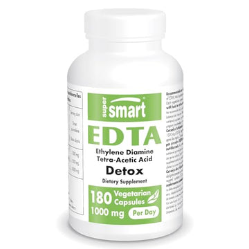 Supersmart - EDTA 1000mg per Day - Calcium Disodium EDTA Supplement | Non-GMO SupersmartUS supplements