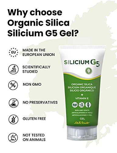 SILICIUM G5 Gel | Transdermal Silica Supplement for Skin Application and Dermal Absorption SILICIUM G5Au supplements