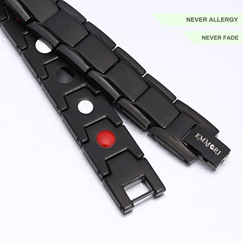 EMMORI Ultra Strength Magnetic Bracelet - 3,500 Gauss Per Magnet -Magnetic Bracelets EmmoriAu supplements