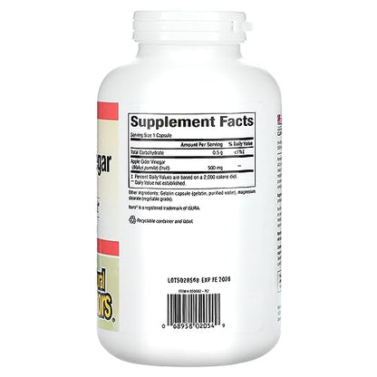 Natural Factors, Apple Cider Vinegar Capsule, Supports Digestion and Weight Management Natural FactorsUS supplements