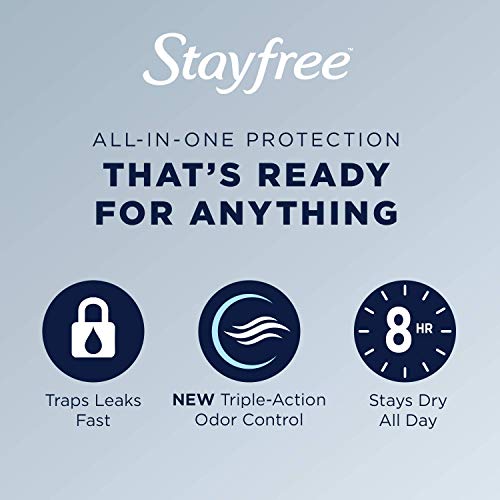 Stayfree Maxi Pads for Women, Super - 66 Count StayfreeAu supplements