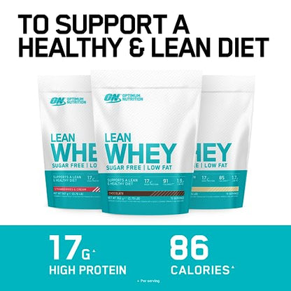 Optimum Nutrition Lean Whey Protein Powder, Low Fat, Sugar Free Diet Protein Powder Optimum NutritionUS supplements