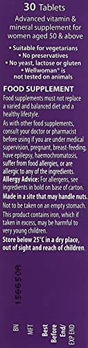 Vitabiotics Wellwoman 50+, 30 Tablets, Pack of 1 VitabioticsUS supplements