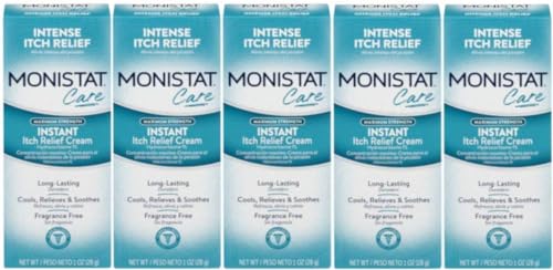 Monistat Care Maximum Strength Instant Itch Relief Cream, 1 Ounce each (Value Pack of 5) My StoreAu supplements