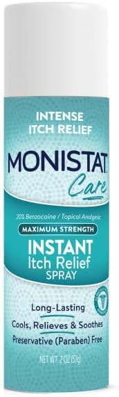 Monistat Instant Itch Relief Spray for Women, Maximum Strength Feminine Itch Care, 2 oz (Pack of 2) MonistatAu supplements