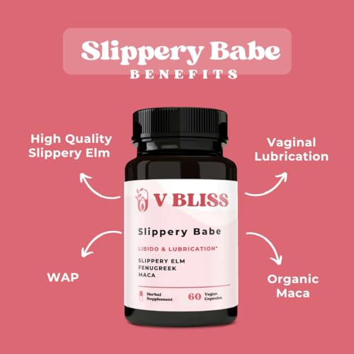 V Bliss Slippery Babe Vaginal Moisturizer Capsules | Relieves Vaginal Dryness with Slippery Elm V BlissAu supplements