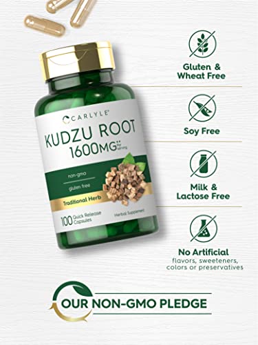 Carlyle Kudzu Root | 100 Extract Capsules | Non-GMO and Gluten Free Formula CarlyleAu supplements