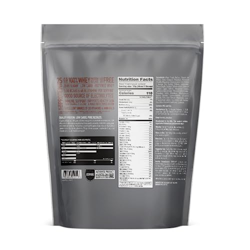 Isopure Dutch Chocolate Whey Isolate Protein Powder with Vitamin C & Zinc for Immune IsopureUS supplements