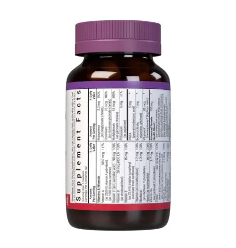 BlueBonnet Nutrition Ladies One Vegetable Capsule, Whole Food Multiple, K2, Organic Vegetable, Energy, Vitality BlueBonnetAu supplements