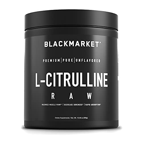 BlackMarket RAW L-Citrulline - Workout Powder Drink Mix for Men & Women, Improve Blood BlackMarketAu supplements