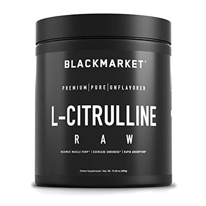 BlackMarket RAW L-Citrulline - Workout Powder Drink Mix for Men & Women, Improve Blood BlackMarketUS supplements
