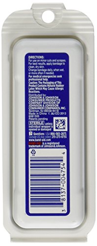 Band-Aid Flex Fabric Travel Pack - 8 Count, Pack of 12 Band-AidUS supplements