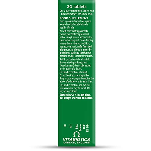Vitabiotics Immunace Extra Protection Tablets, 30 count ImmunaceUS supplements